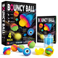 Gamerside DIY Glow Bouncy Ball Making Kit, 5 Colors & 4 Molds