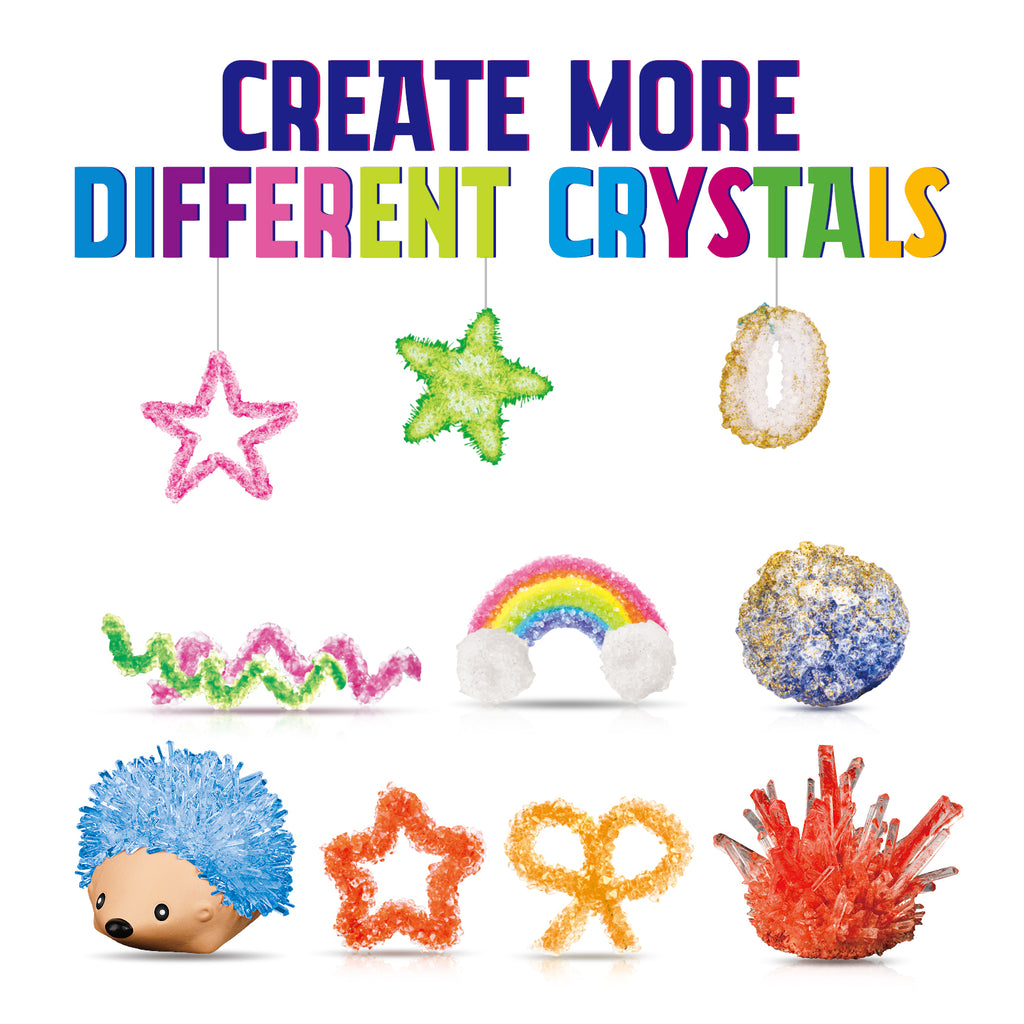 Piano Potato Crystal Growing Kit - 12 Crystal Shapes STEM Science Set