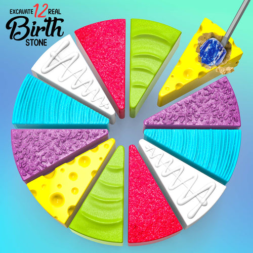 Birth Stones Dig Kit – 12 Cakes
