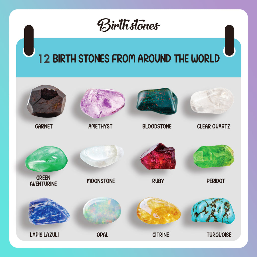 Birth Stones Dig Kit – 12 Cakes