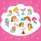 Gamerside Mermaid Digging Kit - 12 Mermaid Treasure Excavation Sets