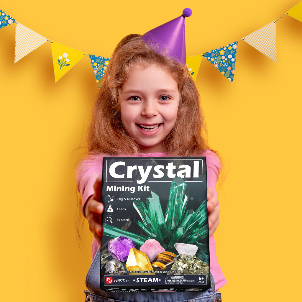Crystal Dig Kit – 8-Crystal Discovery Excavation Set