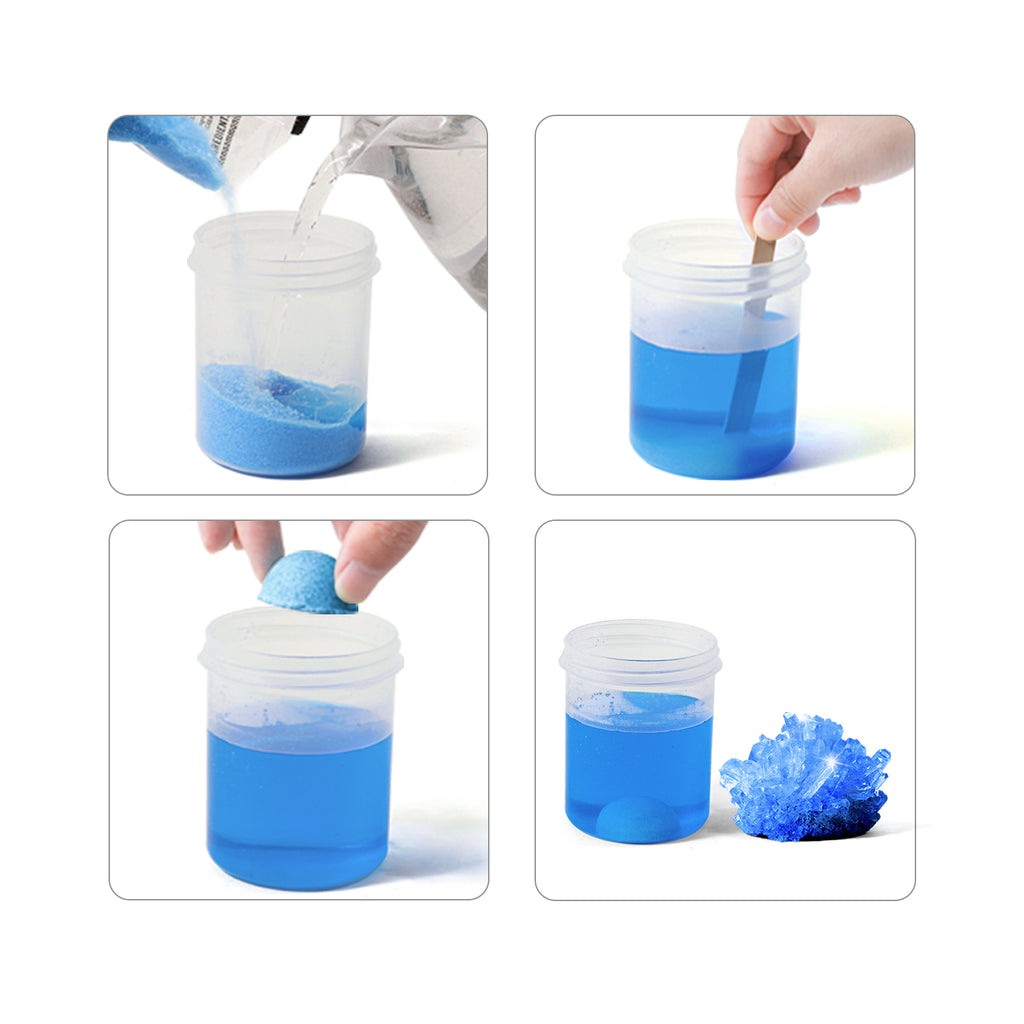 Blue Crystal Growing Kit – STEM Science Experiment
