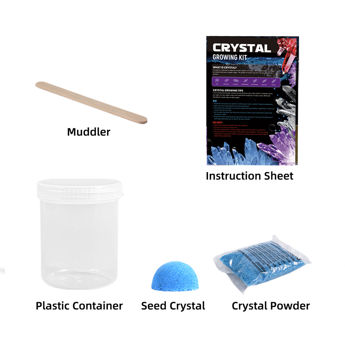 Blue Crystal Growing Kit – STEM Science Experiment