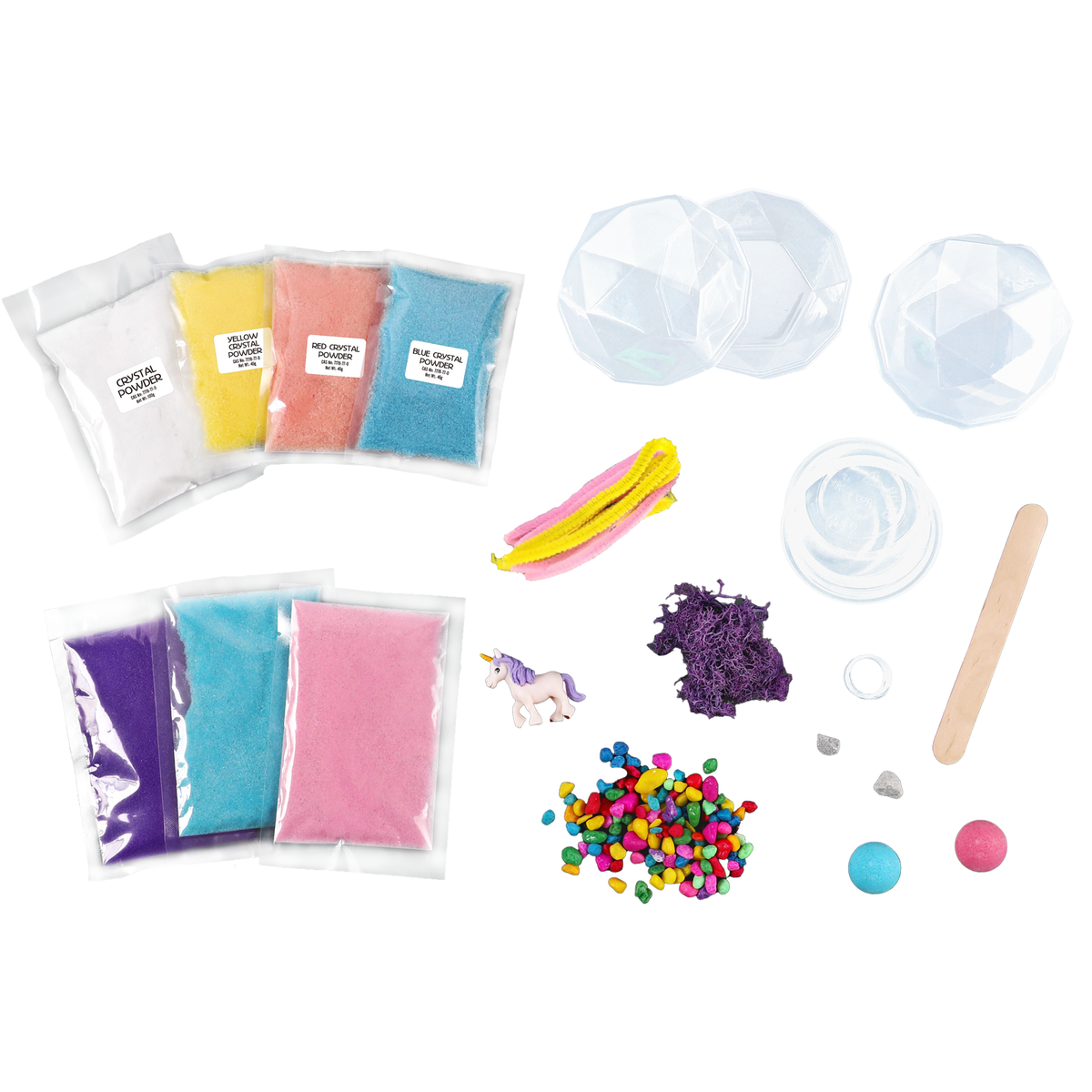 STEMORG Crystal Growing Unicorn Terrarium Kit – Crystal Crafts, Ages 8+