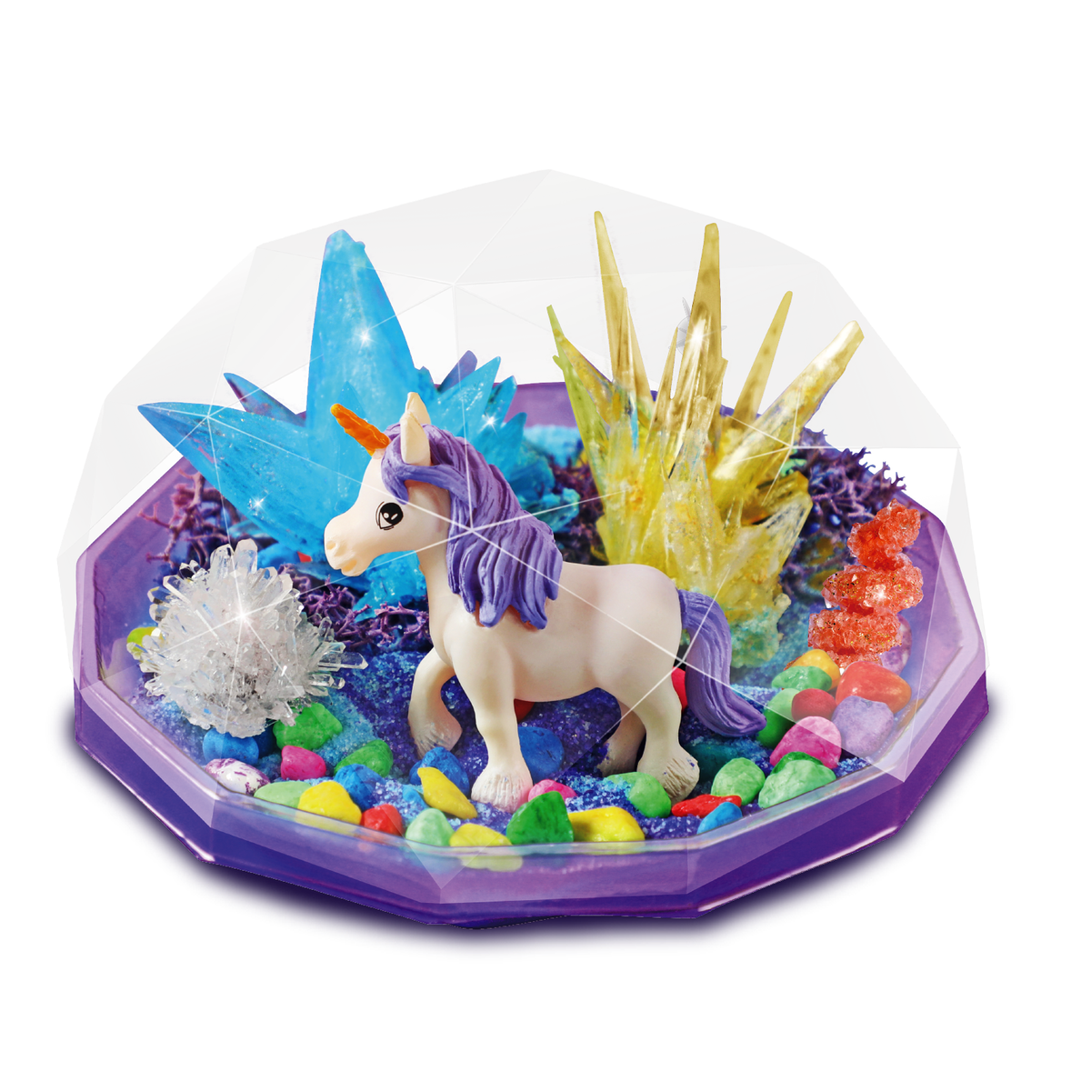 STEMORG Crystal Growing Unicorn Terrarium Kit – Crystal Crafts, Ages 8+