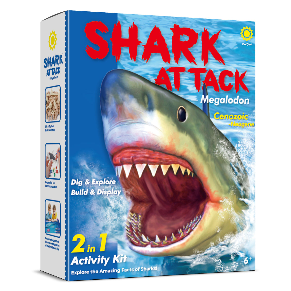 Shark Attack Megalodon Dig & Build Activity Kit