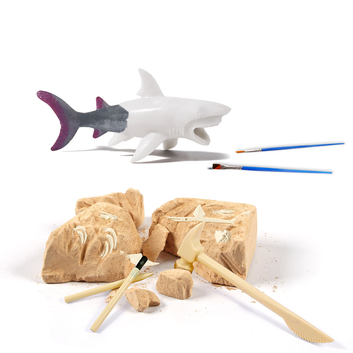 Shark Attack Megalodon Dig & Build Activity Kit