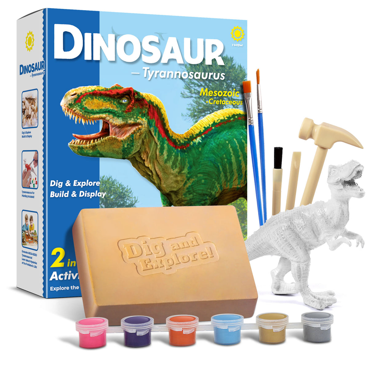 Dinosaur Tyrannosaurus Excavation & Build Kit