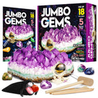 Jumbo Gems Dig Kit – 18 Real Gems