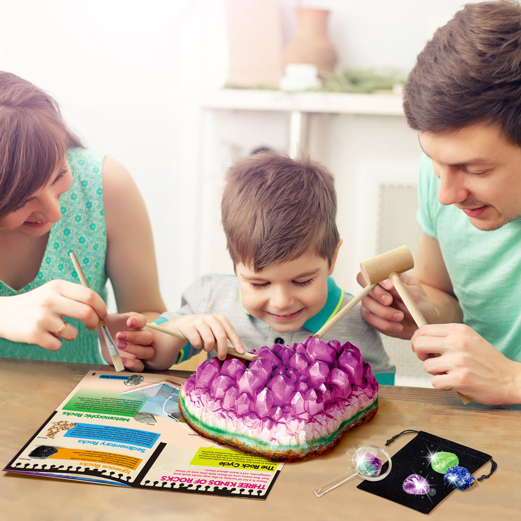 Jumbo Gems Dig Kit – 18 Real Gems