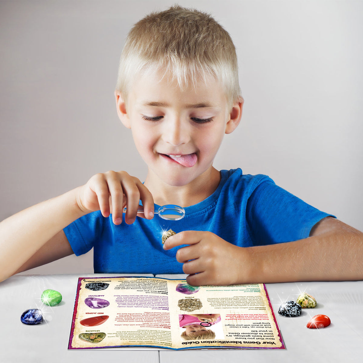 Jumbo Gems Dig Kit – 18 Real Gems
