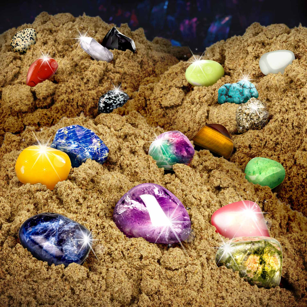 Jumbo Gems Dig Kit – 18 Real Gems