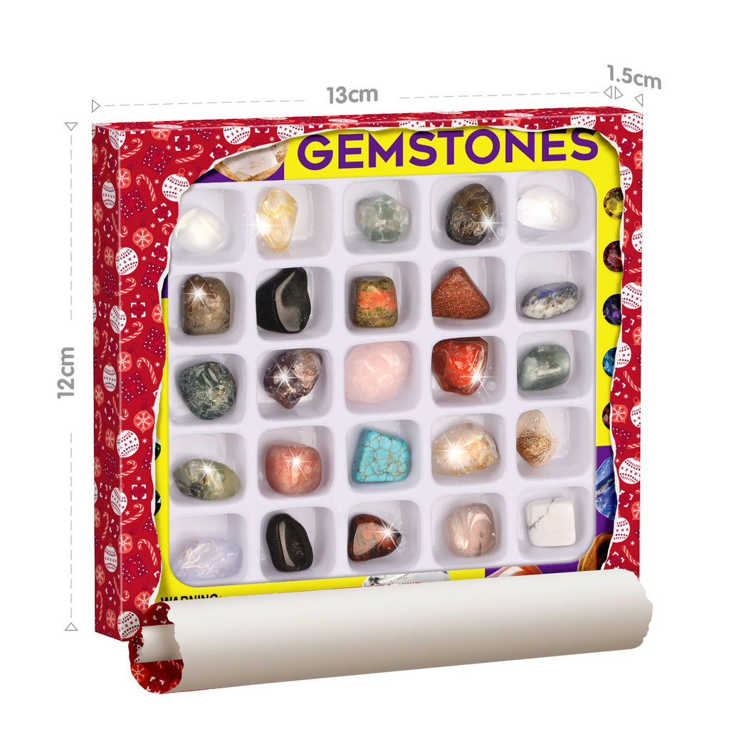 Piano Potato Rocks Collection 25PCS Rock and Mineral, STEM Geology Toy 6-12