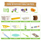 Piano Potato Paint & Plant Flower Growing Kit for Kids – DIY Garden Craft Set