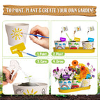 Piano Potato Paint & Plant Flower Growing Kit for Kids – DIY Garden Craft Set