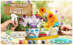 Piano Potato Paint & Plant Flower Growing Kit for Kids – DIY Garden Craft Set