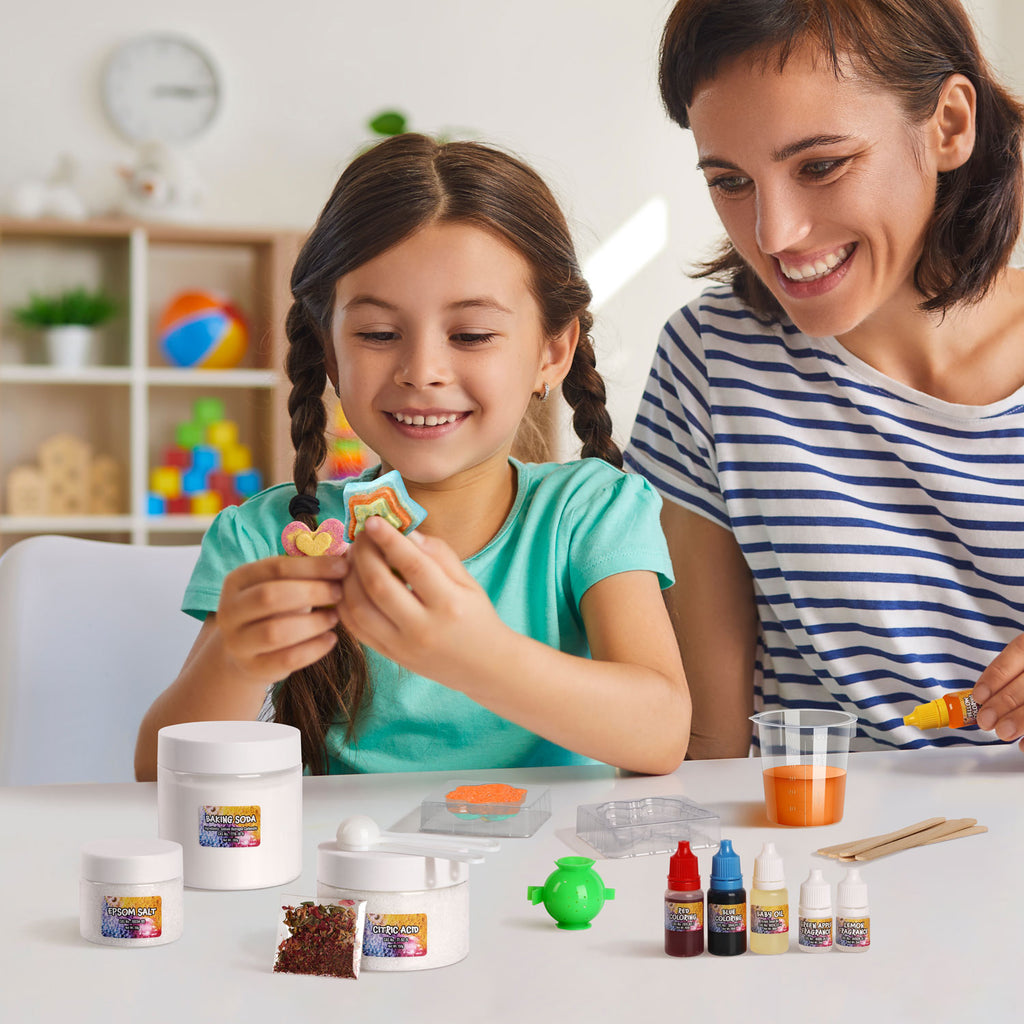 Piano Potato Bath Bomb Making Kit for Kids – Makes 10 Fizzy Spa Bath Bombs