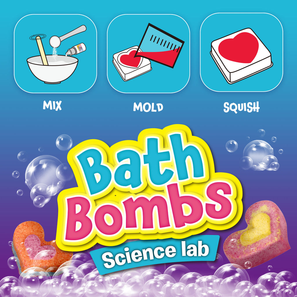 Piano Potato Bath Bomb Making Kit for Kids – Makes 10 Fizzy Spa Bath Bombs