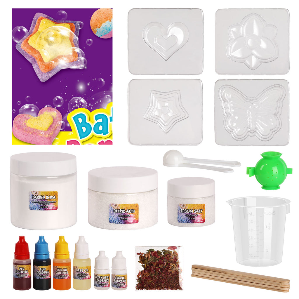 Piano Potato Bath Bomb Making Kit for Kids – Makes 10 Fizzy Spa Bath Bombs