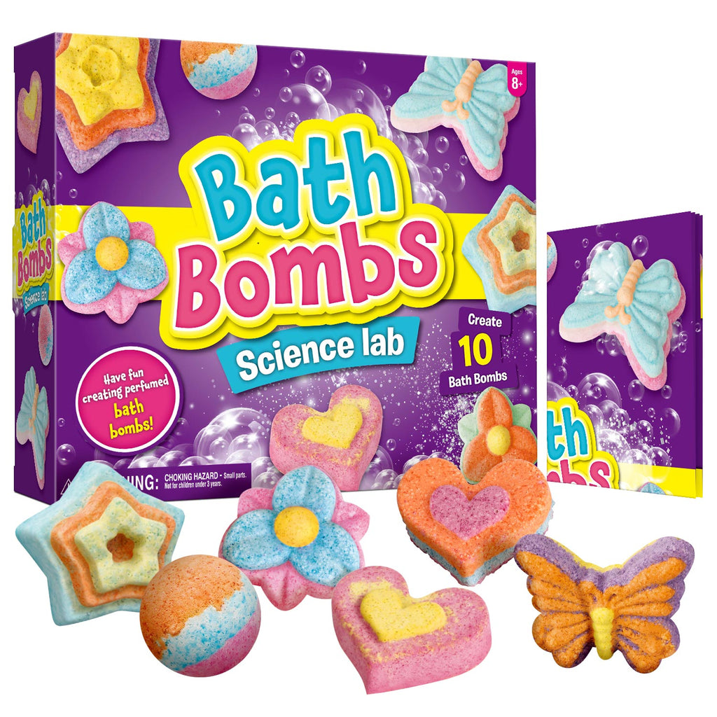 Piano Potato Bath Bomb Making Kit for Kids – Makes 10 Fizzy Spa Bath Bombs