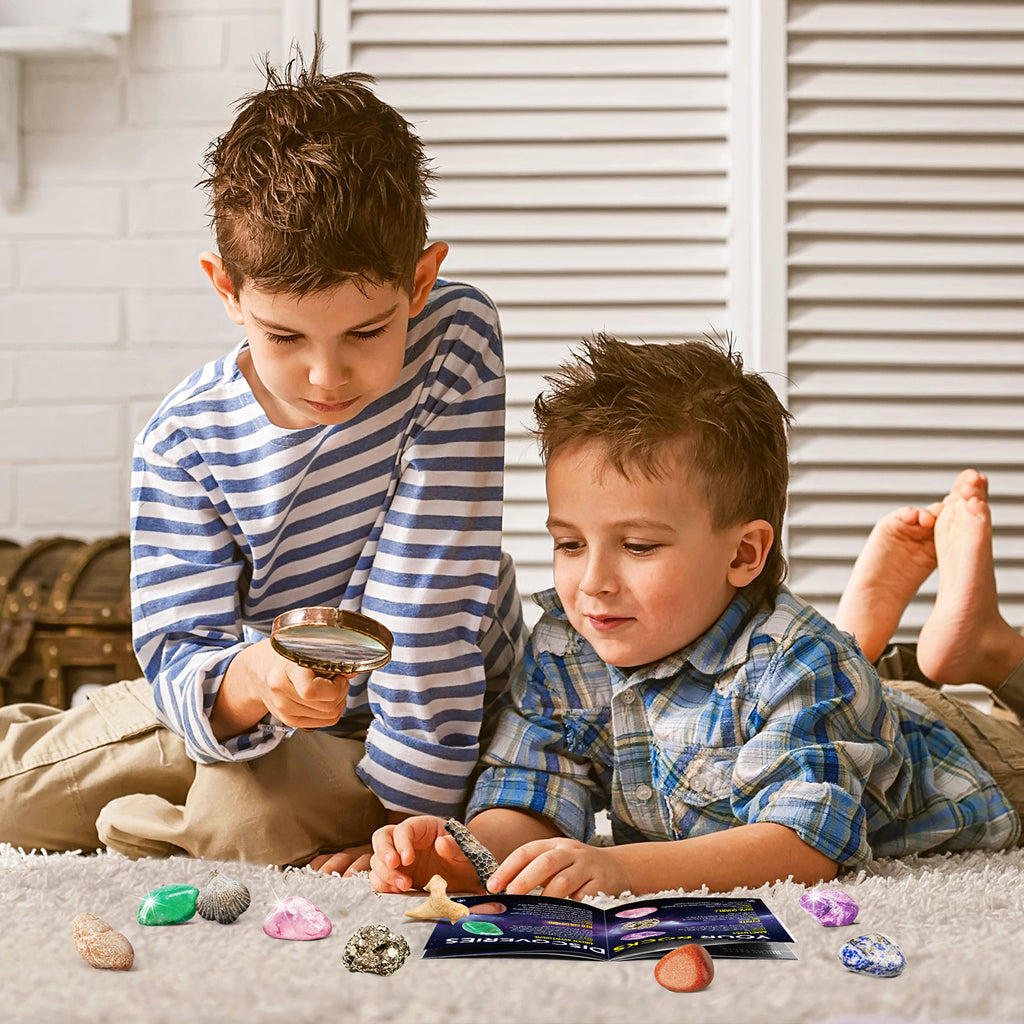 Piano Potato Earth Gemstone Excavation Kit for Kids - Earth & Moon STEM Dig Set