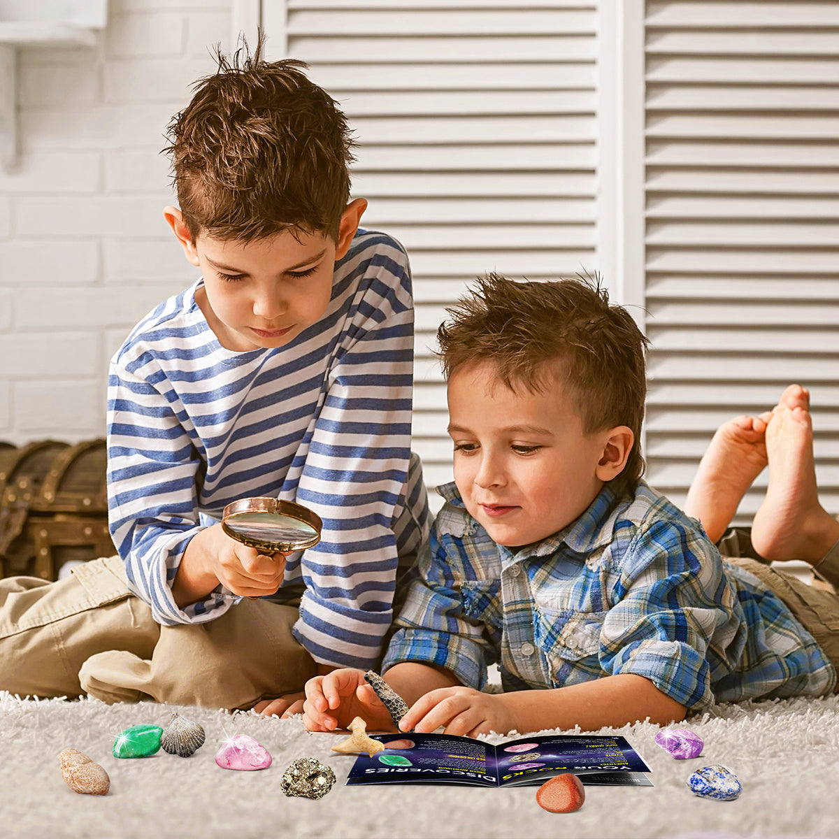 Piano Potato Earth Gemstone Excavation Kit for Kids - Earth & Moon STEM Dig Set