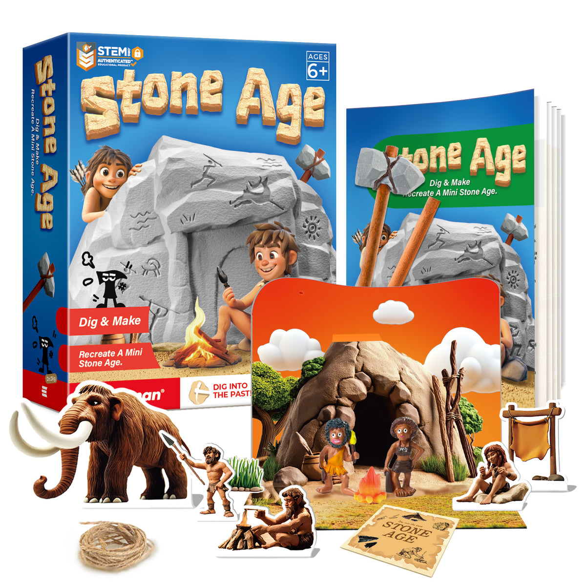 Stone Age Dig & Make Educational Kit