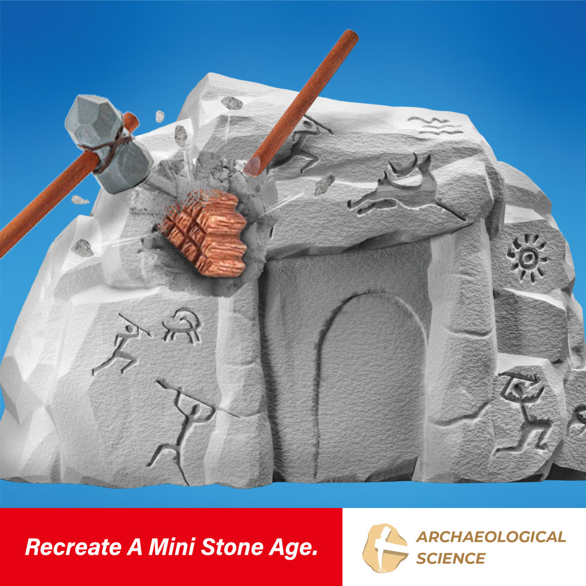 Stone Age Dig & Make Educational Kit