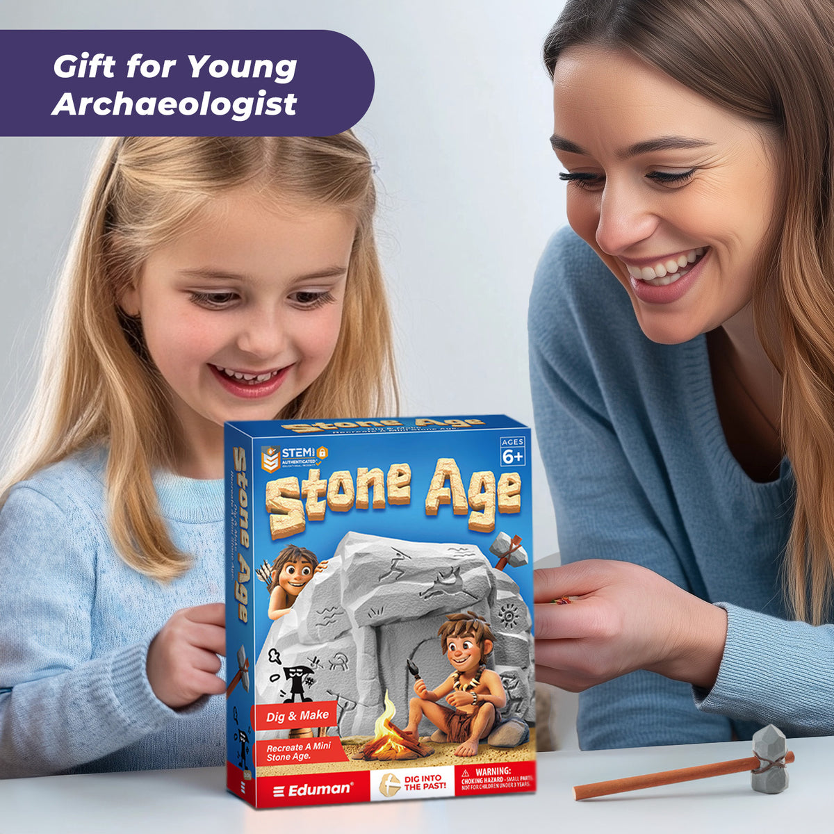 Stone Age Dig & Make Educational Kit
