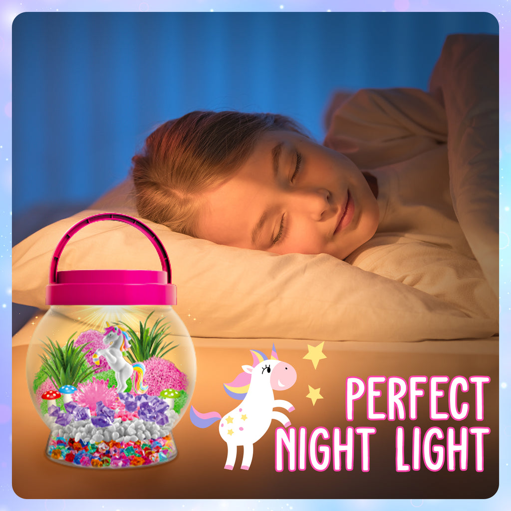Unicorn Light-Up Terrarium Kit – Paint, Build & Glow