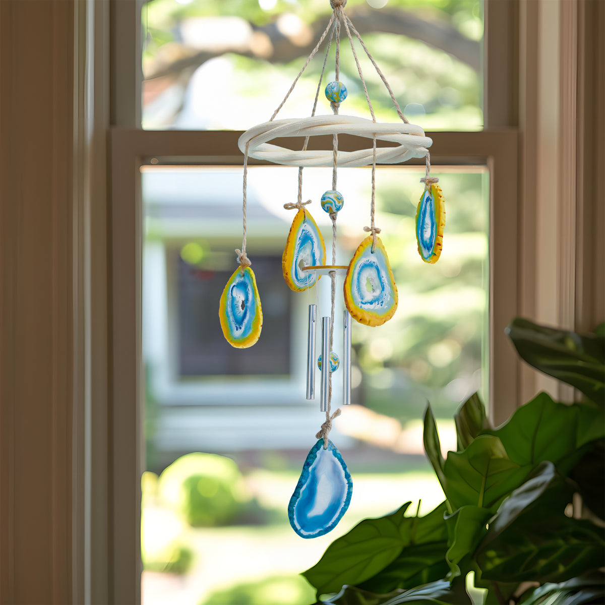 HeidiWalker Clay Geode Wind Chime Craft Kit