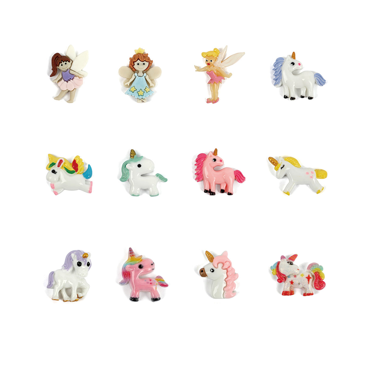 Gamerside Fairy Unicorn Digging Toys for Kids - Premium Excavation Kit,Magical Treasure Hunt Kit with 12 Set, Fairy Unicorn Toys for Girls Party Birthday Gift