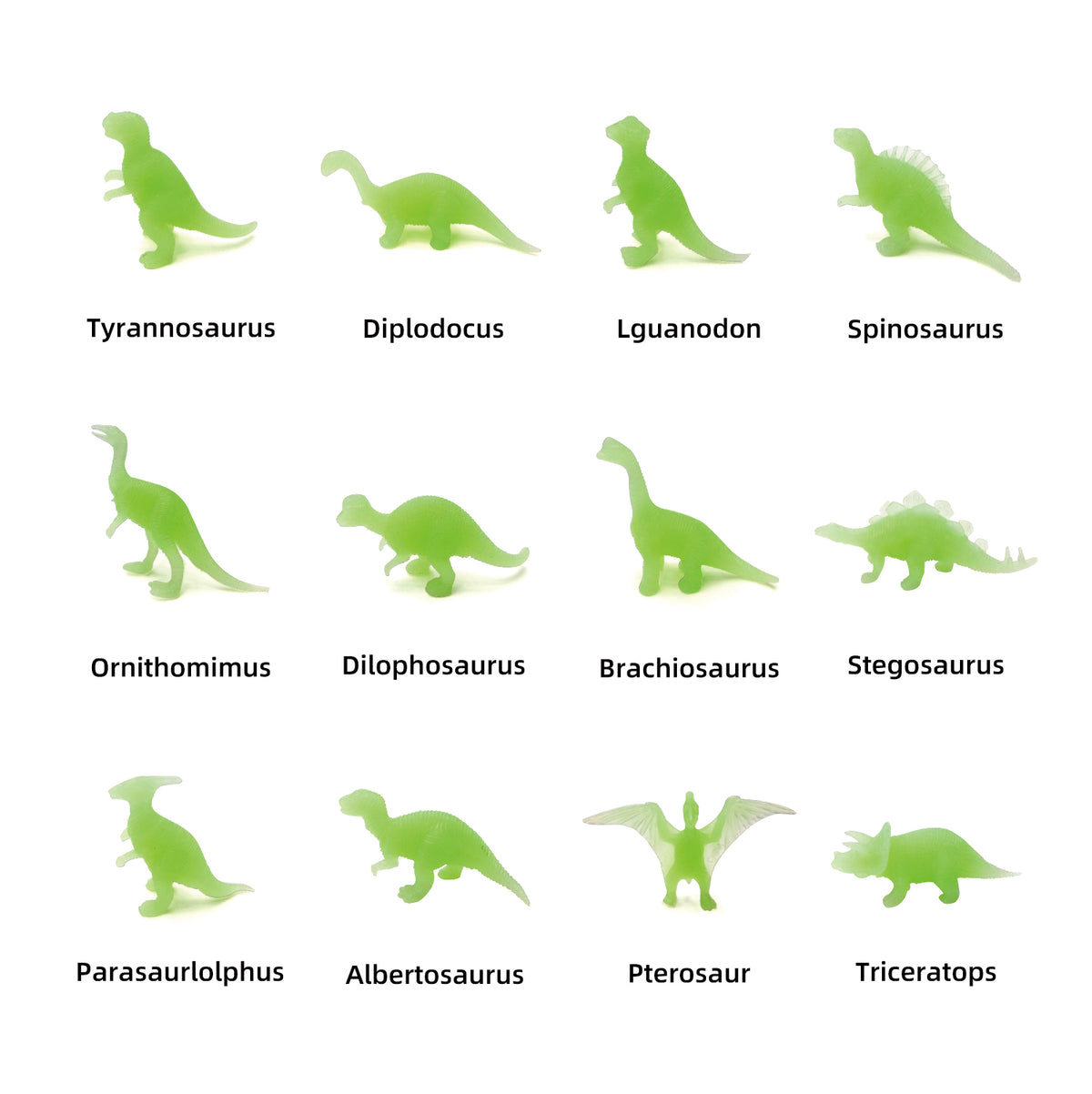 Glow-in-the-Dark Dinosaur Egg Dig Kits – 12 Pack