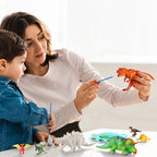 Paint Your Own Dinosaurs Kit – 15 Dinosaur Figures & 12 Colors