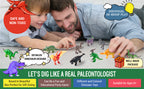 Dinosaur Egg Dig Kit – 12 Eggs with Dinosaur Figures