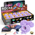 Gemstone Dig Kit, 12 Real Rocks and Gems, STEM Toy 6+