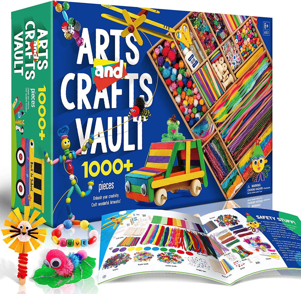 Arts and Crafts Vault – 1000+ Pieces