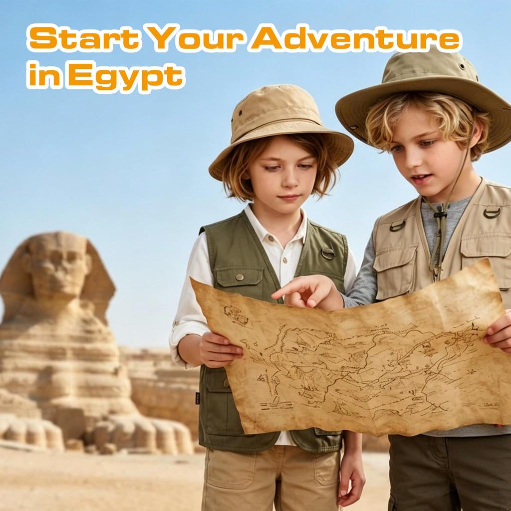 Egyptian Mummy Dig Kit 6 Styles, Archaeology STEM Toy, Girls&Boys Gift 8-12